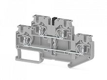 312 069, Пружинная клемма серии SRD 4-FK (Серый) | код 0.0.0.3.12069 | KLEMSAN