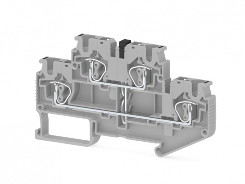 312 069, Пружинная клемма серии SRD 4-FK (Серый) | код 0.0.0.3.12069 | KLEMSAN