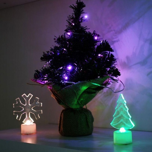 Елочка 30см IP20 в плетеном мешочке ПВХ Neon-Night 533-331 фото 6