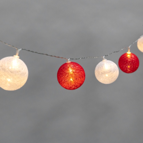 Тайские фонарики Магия 3,5м, 20LED, прозрачный ПВХ, теплый белый, питание USB NEON-NIGHT | код 304-007 | NEON-NIGHT