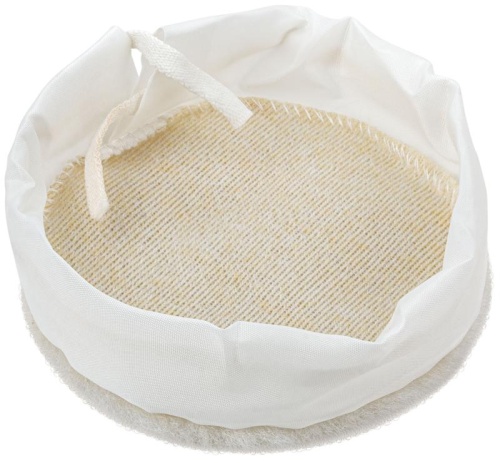 Чехол полировочный на завязках, искусственная шерсть, на тканевой основе 125 мм | код 39866 | FIT фото 5