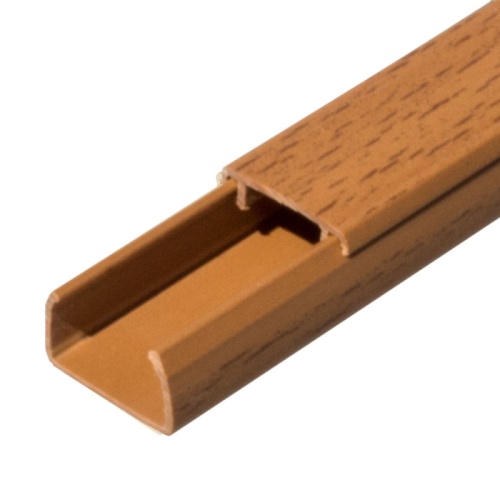 Кабель-канал бук 2-й замок в п/э 25х16 мм (50 м/уп) Промрукав | код PR03.0197 | ПРОМРУКАВ