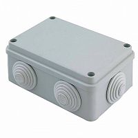 Коробка распаячная КМР-050-048 пылевлагозащитная 10 мембранных вводов уплотнительный шнур (120х80х50) |  код. plc-kmr-050-048 |  EKF