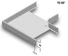УГОЛ ГОРИЗОНТАЛЬНЫЙ UKS 90° 50х50 мм, оцинкованный Сендзимир | код 3048098 | EAE