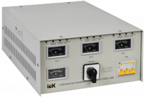 Стабилизатор напряжения 3ф 3кВА СНИ3-3кВА | код IVS10-3-03000 | IEK
