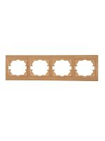 Рамка 4-м Mira горизонт. ясень LEZARD 701-4700-149