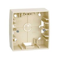 Коробка наружной установки на 1 пост, 89х89х37 mm, S82, сл.кость | код 82751-31 | Simon