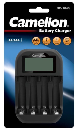 Устройство зарядное BC-1046 быстрое с индикацией 4хАА ААА Camelion 15040 фото 3 Устройство зарядное BC-1046 быстрое с индикацией 4хАА ААА Camelion 15040 фото 3