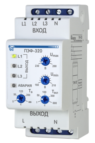 Переключатель Электронный Фаз ПЭФ-320, 220В (из 3 фаз выбирает одну) 16А прямое включение (2P, DIN) | код 3425601320| Новатек-Электро Переключатель Электронный Фаз ПЭФ-320, 220В (из 3 фаз выбирает одну) 16А прямое включение (2P, DIN) | код 3425601320| Новатек-Электро