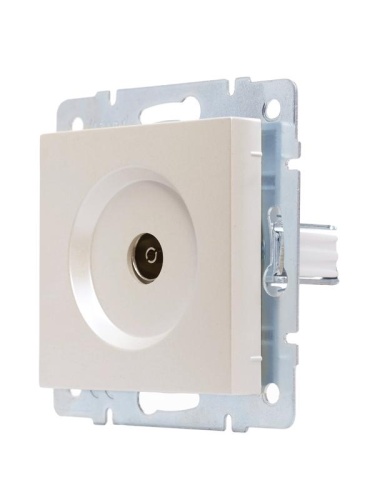 Розетка телевизионная проходная TV 1-м СП Vesna механизм жемчуж./бел. перламутр LEZARD 742-3088-129 фото 2 Розетка телевизионная проходная TV 1-м СП Vesna механизм жемчуж./бел. перламутр LEZARD 742-3088-129 фото 2