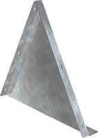 Заглушка двускатной крышки лотка осн. 400мм HDZ IEK | код CKD50D-ZK-400-HDZ | IEK