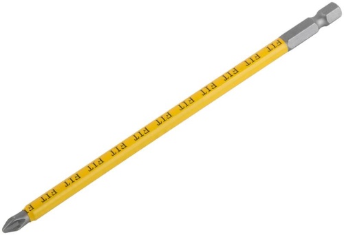 Биты кованые сталь S2 односторонние 100 мм PH2 Профи 2 шт блистер | код 57510 | FIT фото 2