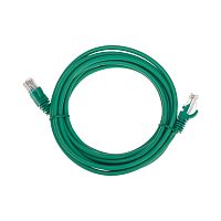Патч-корд U/UTP, CAT 5e, RJ45-RJ45, 26AWG, LSZH, зеленый, 3м REXANT | код 02-0106-3 | REXANT