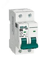 Выключатель автоматический без теплозащиты 2P 6А х-ка D 6кА ВА-103M | код 12545DEK | Dekraft