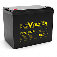 Аккумулятор REVOLTER GPL 1275 12/75 В/Ач | код 4614040030038 | REVOLTER