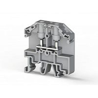 307 200, Клеммник пруж.быстрозажимной (Push in) 3-х ярусный, с конт. на DIN-рейку, 2,5 мм.кв., (бежевый), PYK2,5-3FT | код 0.0.0.3.07200 | KLEMSAN