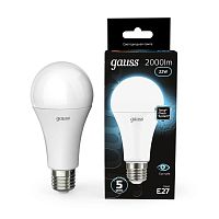 Лампа светодиодная Black A70 22Вт 4100К E27 | Код. 102502222 | Gauss