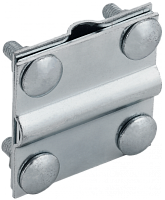 Заж. крес. с раз. пол./пр.-пол./пр. 40/12мм оц сталь HDZ IEK | код ZCC18-14-1-12-40 | IEK