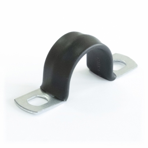 Скоба металлическая двухлапковая с полимерным покрытием СМД-П d16-17 мм (100шт/1000шт уп/кор) Промрукав | код PR08.6014 | ПРОМРУКАВ Скоба металлическая двухлапковая с полимерным покрытием СМД-П d16-17 мм (100шт/1000шт уп/кор) Промрукав | код PR08.6014 | ПРОМРУКАВ