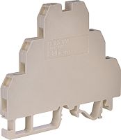 Клемма винтовая трехуровневая VS 2,5 NA 3 (2,5 mm2_бежевая) | код 003901320 | ETI