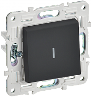 SKANDY Выключ. 1-кл. прох. с инд. 10А SK-V08G граф. IEK | код SK-V12-1-10-K53 | IEK