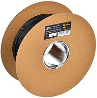 Оплетка кабельная 25-33мм полиэстер 50м черная IEK | код UBS10-PL-2540-050-K02 | IEK