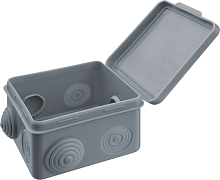 Коробка NSS-DB-80-80-50-7-GR распаячная открытого монтажа | код 93247 | Navigator Group