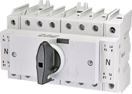 Переключатель нагрузки LAS 125 4р CO 1-0-2 | код 004664108 | ETI