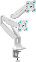 Кронштейн для мониторов Onkron G200 белый 13-32 макс.18кг настольный поворот и наклон верт.перемещ. | код 1630547 | ONKRON