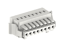 435108/050 Розетка каб. MCS с защелкой, шаг 3.5мм, 8 конт., бел., шт | код 435108/050 | SUPU