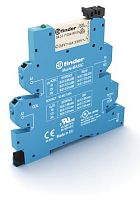 Интерфейсный модуль (сборка 34.51.7.012.0010 + 93.60.7.024), электромеханическое реле, серия MasterBASIC, 1CO 6A, контакты AgNi, питание 12В AC/DC, категория защиты IP20, безвинтовые клеммы Push-in | код 390100120060 | FINDER