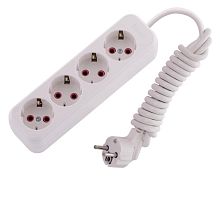 Удлинитель 4х2м с заземл. 16А IP20 LEZARD 720-0402-401