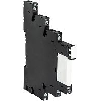 Интерфейсный релейный модуль, 1 переключающий контакт, материал контакта: AgSnO2, рабочее напряжение: 24 V DC, номинальное напряжение переключения: 250 V AC, коммутируемый ток: 6 A, с винтовой фиксацией провода, серия flare MOVE | код 80.010.4502.0