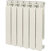 Радиатор алюминиевый секционный 500/80/4 нижнее правое подключение | код SRA-0120-050004 | STOUT