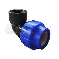 Отвод компрессионный с внутренней резьбой 63х1 1/4дюйм (12/3) | код 1210012363114 | VALFEX