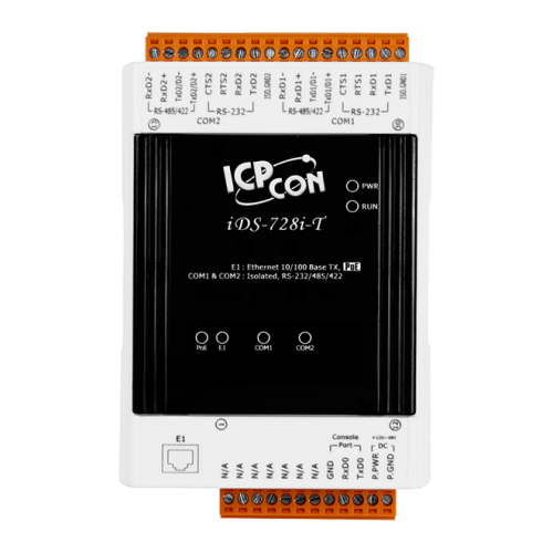 iDS-728i-T CR Intelligent Device Server with 2 RS-232/422/485 (RoHS,Terminal block) | код 00-06103989 | ICP DAS