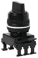 Переключатель поворотн. 3-х поз. HJ65C3 без фикс. 1-0-2, 30° (черный) | код 004770094 | ETI