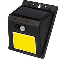 Светильник NEW AGE на солнечной батарее датчик движения; освещенности кнопка вкл/выкл герметичная фасадная LED COB | код 602-233 | Lamper