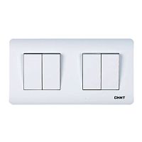 4-клавишный проходной выключатель 10А 250В (CHINT) | код 715399 | CHINT