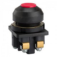 Выключатель кнопочный КЕ-081 У2 исп.5, красный, 1р, цилиндр, IP54, 10А ,660В (ЭТ) | код ET502385 | Электротехник