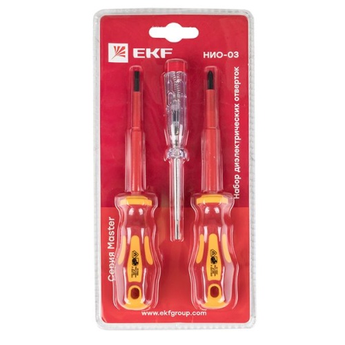 Набор диэлектрических отверток НИО-03 Master | код ndo-03 | EKF фото 4