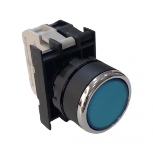 Кнопка с подсветкой-светодиод синяя B170DM | код B170DM | EMAS