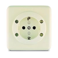 Розетка 2-м СП с заземл. MAKEL 16013
