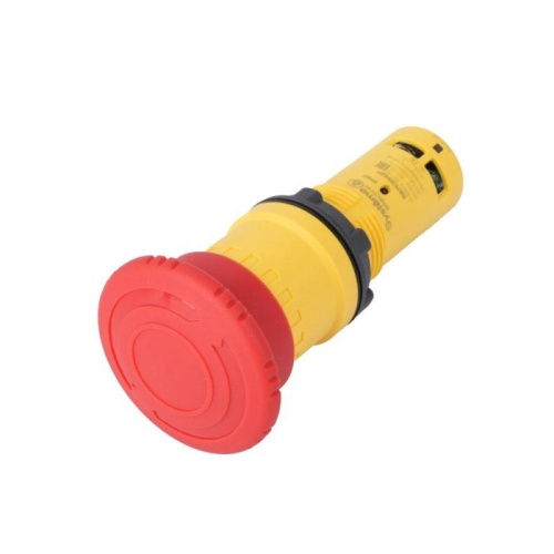 Кнопка аварийного останова SB7 моноблочная 22мм красная, ?40, повернуть для возвр, пластик, 1НЗ, IP6 | код SB7ES542P | Systeme Electric Кнопка аварийного останова SB7 моноблочная 22мм красная, ?40, повернуть для возвр, пластик, 1НЗ, IP6 | код SB7ES542P | Systeme Electric