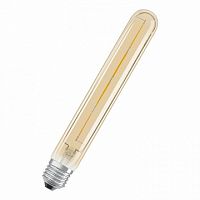 светодиодная лампа Vintage 1906 LED CL Tubular,филаментная, GOLD 4W(замена 35Вт),теплый белый свет (824) |  код. 4058075808188 |  OSRAM