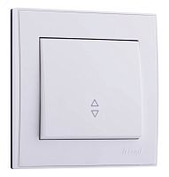 Выключатель RAIN проходной белый | код 703-0202-105 | Lezard