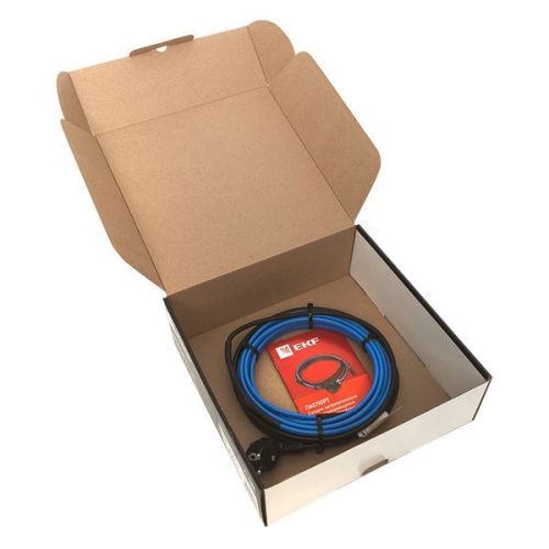 Кабель нагревательный саморег. 15Вт/м для обогрева трубопроводов StopFrost Inside 25м EKF SFI-15-25 Кабель нагревательный саморег. 15Вт/м для обогрева трубопроводов StopFrost Inside 25м EKF SFI-15-25