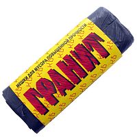 Мешки для мусора, 30 л, черные, в рулоне 20 шт., ПНД, 10 мкм, 50х60 см, прочные, КОНЦЕПЦИЯ БЫТА Гранит , 0275 | код 600424 | КОНЦЕПЦИЯ БЫТА