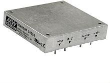 Источник питания DC-DC, 100Вт, вход 18…36В, выход 24В/4.17А, рег.выхода ±10% Uном, изоляция 1500В DC, в корпусе на печатную плату 57.9х61x12.7мм, -40…+100С, дист вкл/выкл | код MHB100-24S24 | MeanWell