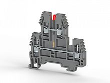 309 229, Клеммник 2-х ярусный, 2,5 мм.кв., с индикацией 24 VAC, (серый), PIK2,5 NLD 24VAC/NM Серия V0 | код 0.0.0.3.09229 | KLEMSAN